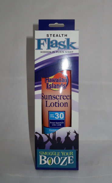 Stealth Flask Fake Sunscreen