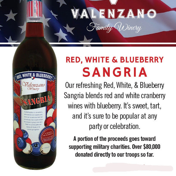 Red White and Blueberry Sangria